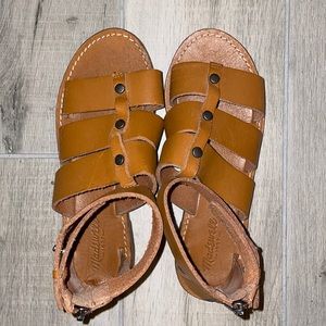 Madewell Rowan Gladiator Leather Sandals
